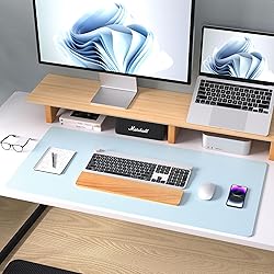 Aothia Leather Desk Pad Protector, Mouse