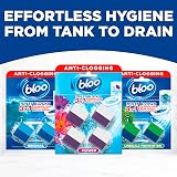 Bloo 3in1 Toilet Blocks Pack of 4 Limescale Remover Fresh Flowers view 7