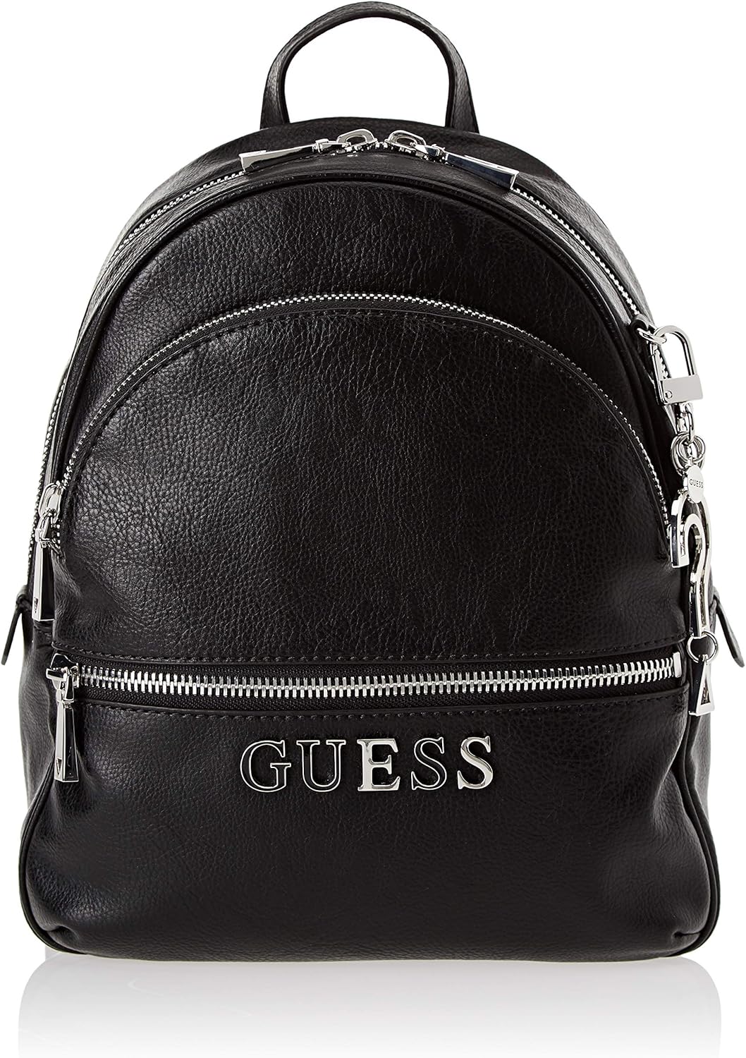 Guess Damen Manhattan Rucksack, Schwarz (Black/Bla), 28x33.5x12