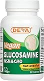 Deva Vegan Vitamins Glucosamine, MSM, CMO, 90 Tablets