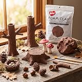 BOHS Foam Clay Brown 500 g Air-Dry Modelling Clay for Crafts view 8