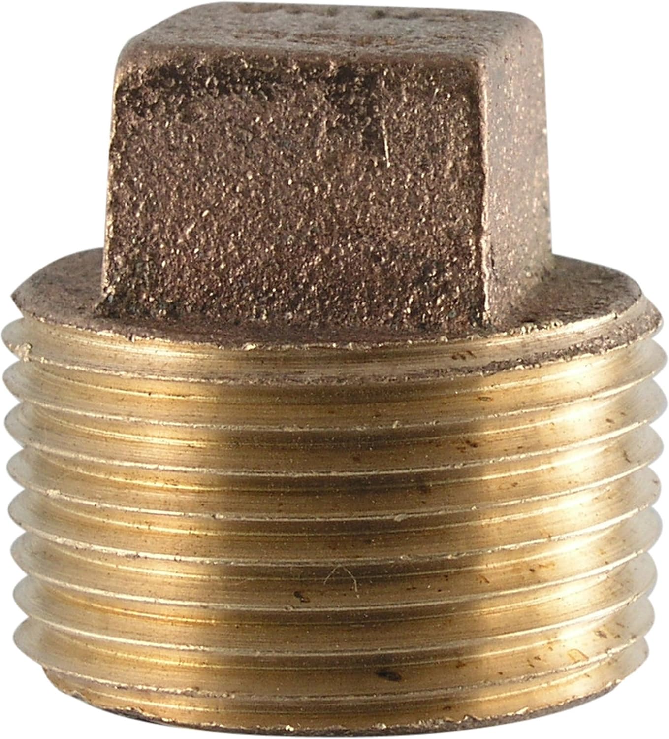 LDR Industries 323 P14 Low Lead Brass Plug, 1/4" Pipe Fittings