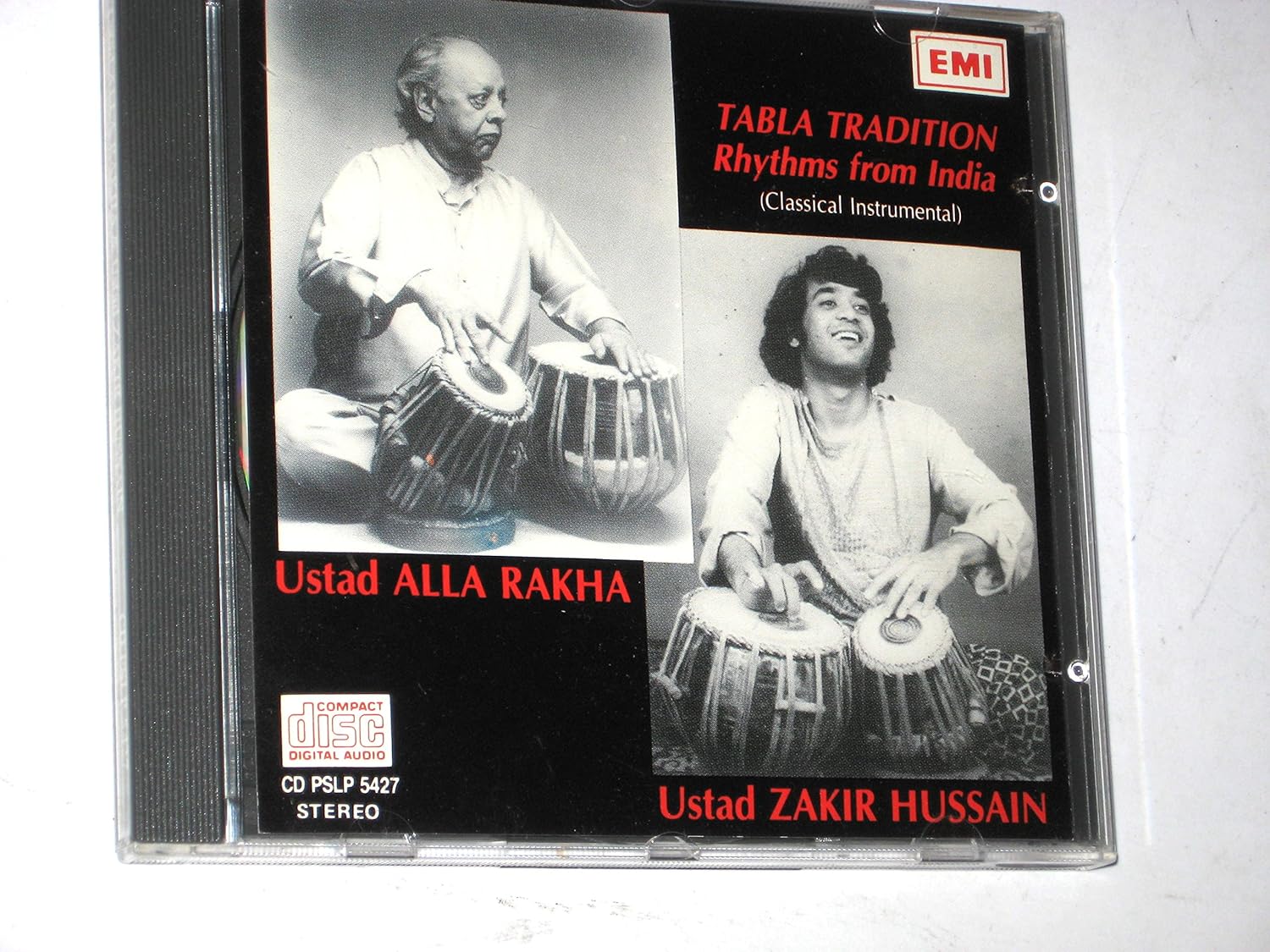 Ustad Alla Rakha And Ustad Zakir Hussain Tabla Tradition Rhythms From India Classical Instrumental Audio Cd Amazon Com Music