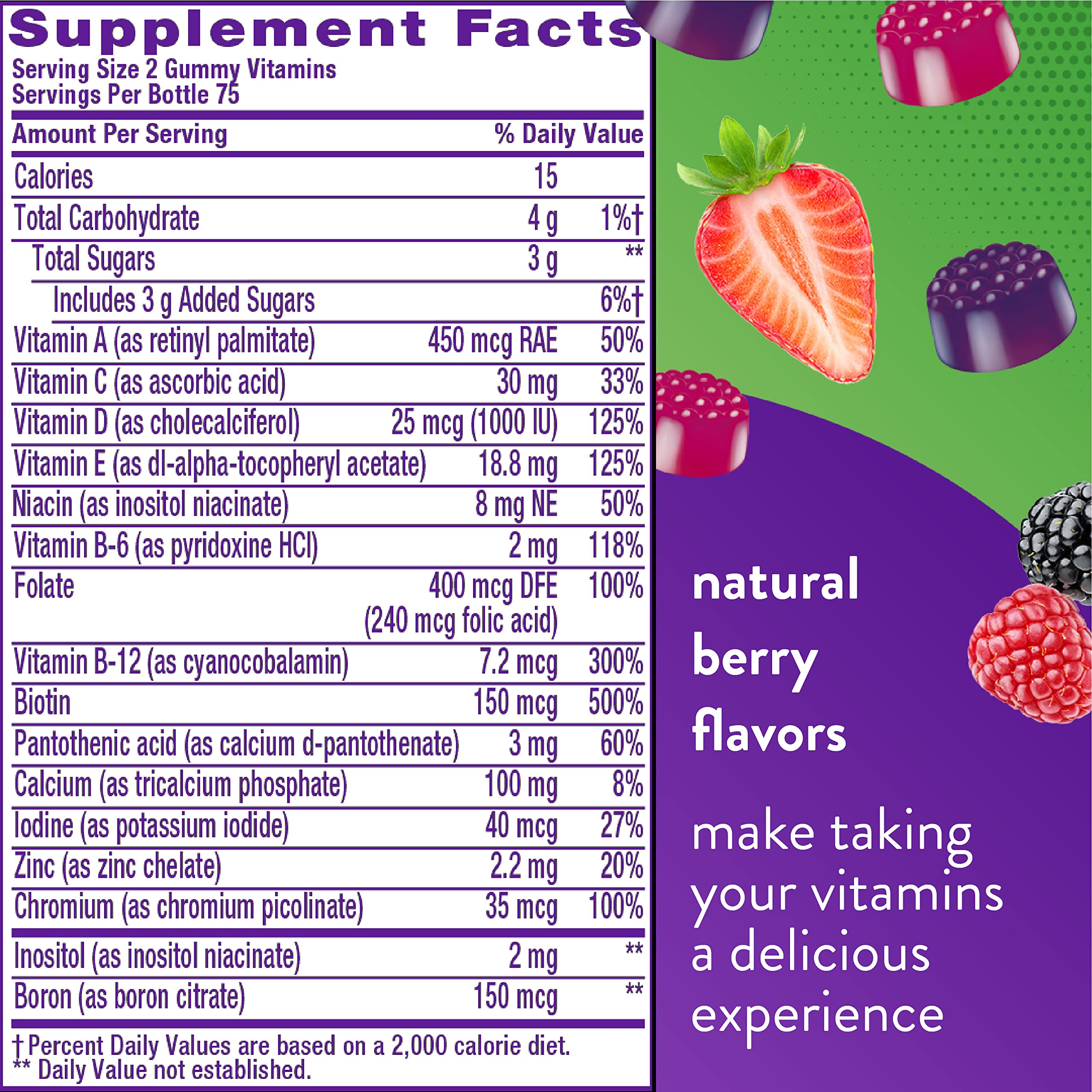 L’il Critters Gummy Vites Daily Gummy Multivitamin for Kids & Vitafusion Womens Multivitamin Gummies