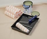 Hamilton Trade Medium Pile Roller Set Tray 9" 7pc Warp Knit for Walls Ceilings view 2