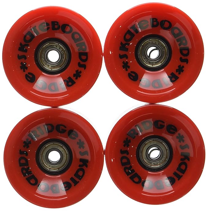 Ridge Skateboard Ruedas 70mm 78A PU Skateboard Ruedas Incluye