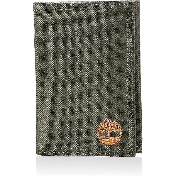 thumbnail image 2 of Lanyani RFID Blocking Bifold Wallet - Minimalist Fabric Wallet In Olive Green 2 of 12