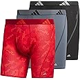 adidas Men's Performance Mesh Boxer Brief Underwear (3-Pack) engineered for all day comfort, soft breathable fabric