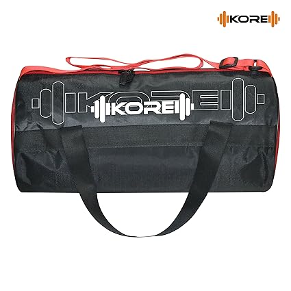 Kore ACE-3.0 Gym Bag with Carry Handels (Red/Black)