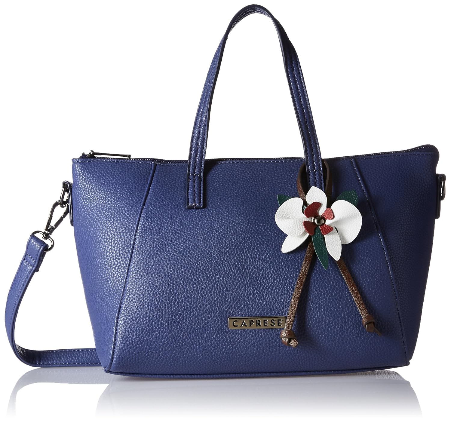 caprese women's satchel (bright blue)