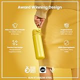 Ion8 Lightweight Stainless Steel Water Bottle 600 ml Yellow Non-Insulated view 6