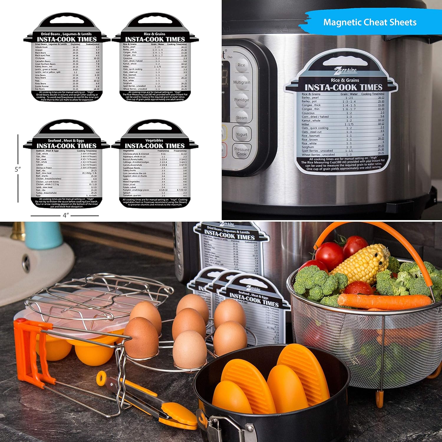 Zerphino juego de accesorios para olla a presión - se adapta a ...