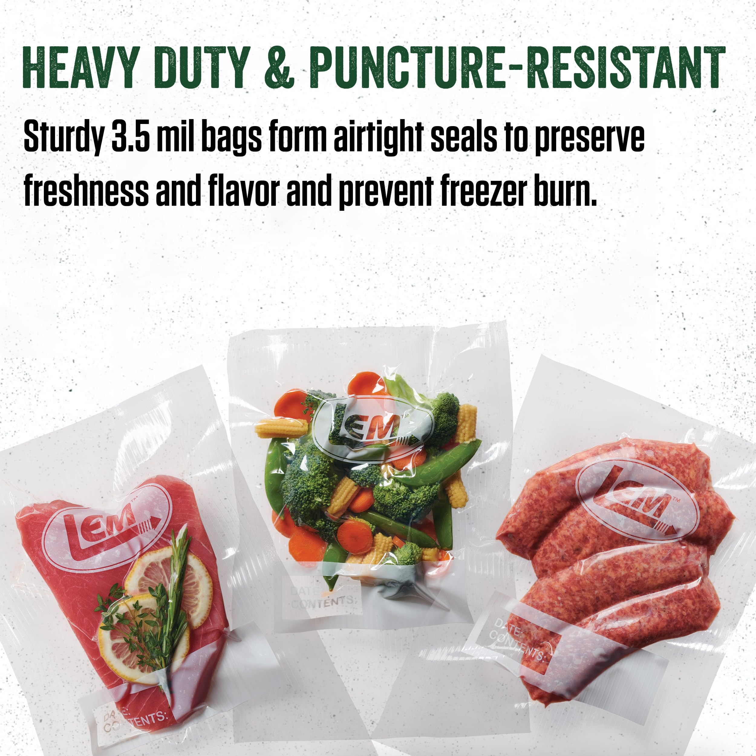 LEM Quart Vacuum Bags 8