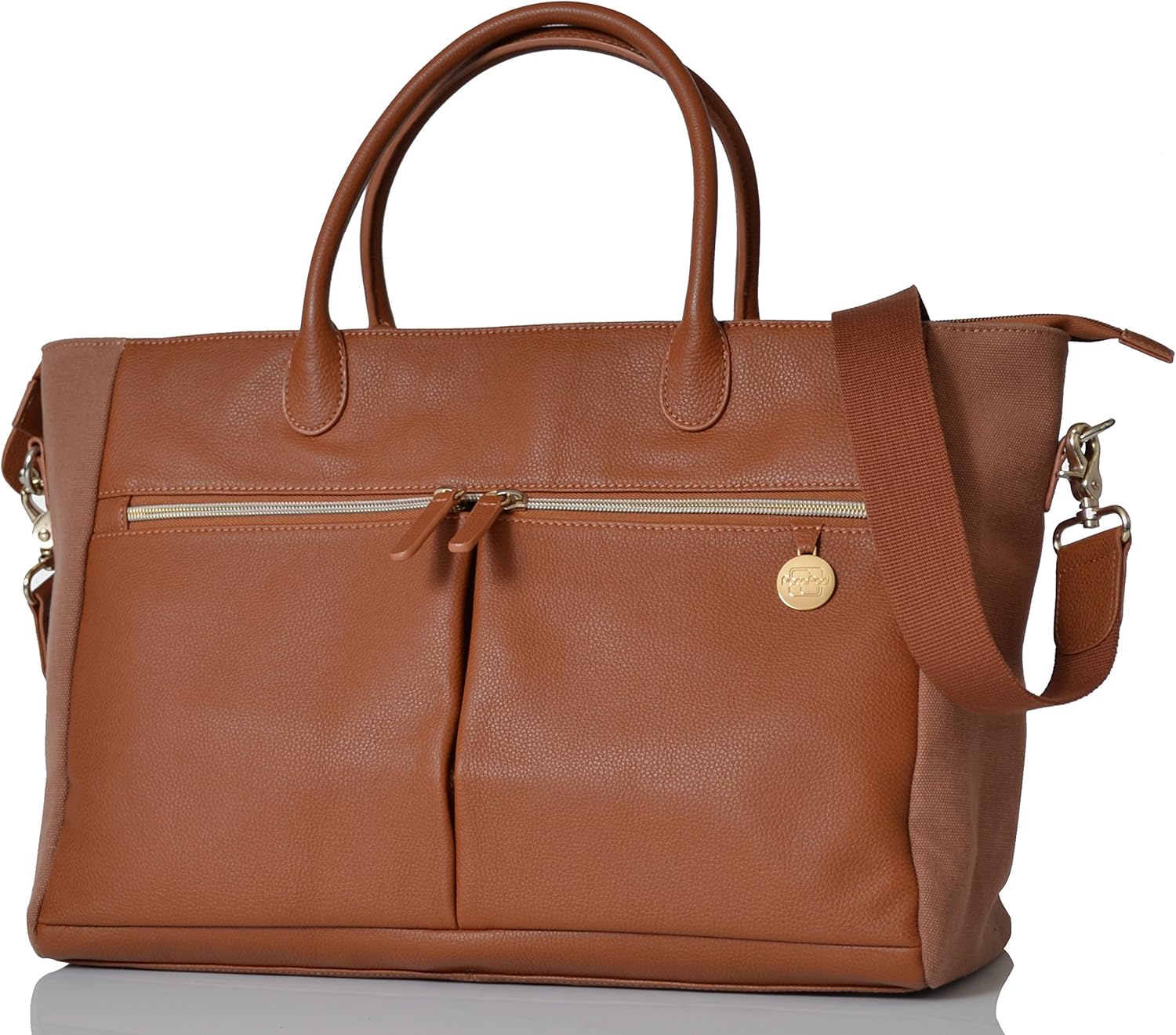 tan baby changing bag