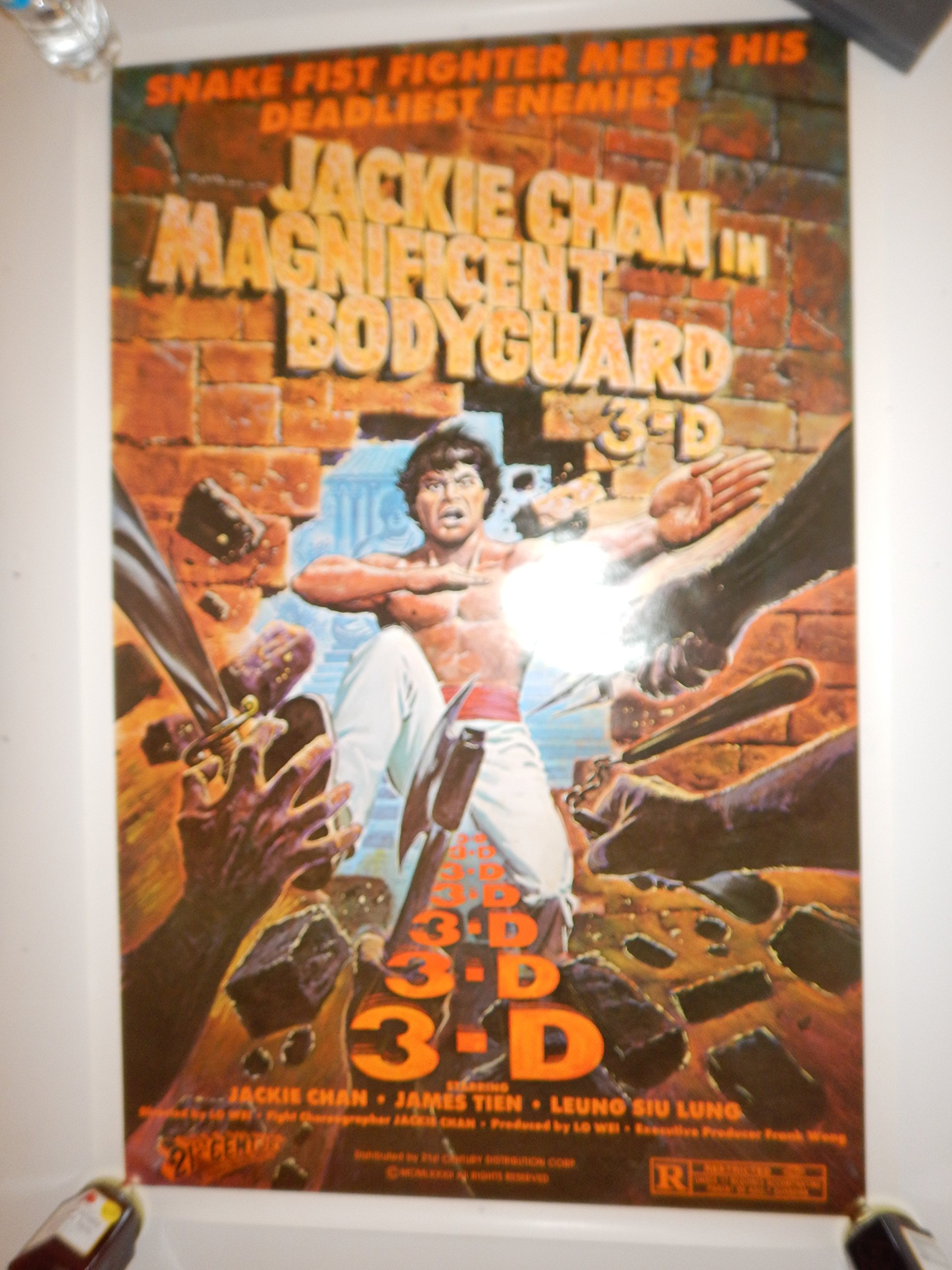 Magnificent Bodyguards Movie Poster Only One On Net Jackie Chan S Only 3d Movie Jackie Chan 0600171201857 Amazon Com Books