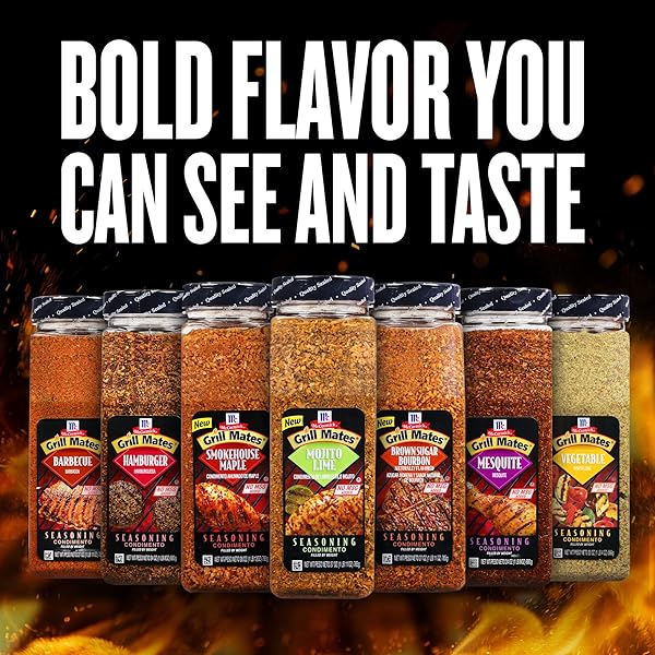 MCCORMICK GRILL MATES MONTREAL CHICKEN SEASONING, 23 OZ – ONE 23 OUNCE CONTAINER OF MONTREAL CHICKEN SEASONING WITH BLEND OF GARLIC, ONION, BLACK AND RED PEPPER AND PAPRIKA FOR MEATS AND SEAFOOD
