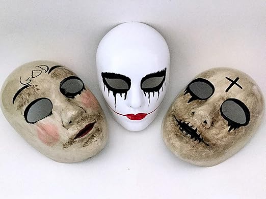 Amazon.com: La máscara de Purge Anarchy purga Cruz Máscara Horror purga Hombres enmascarados – Disfraz para Halloween Party: Home \u0026 Kitchen