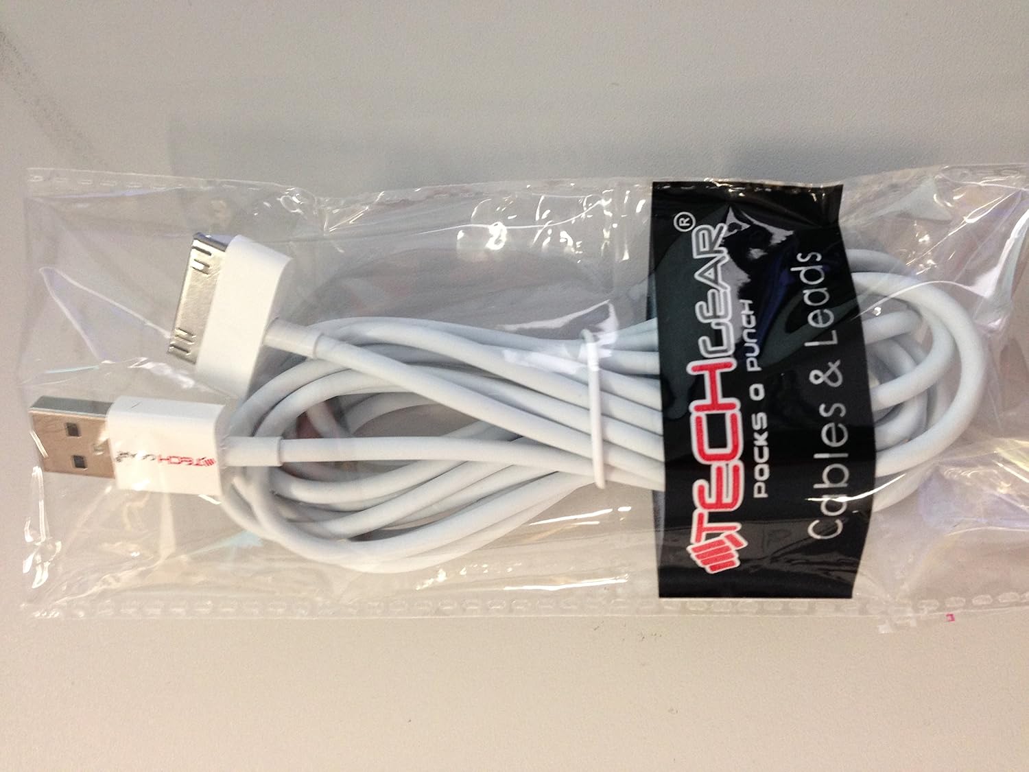 TECHGEAR EXTRA LONG 3 Meter / 10 Feet USB Data Sync & Charging Cable Lead Compatible for Apple iPad iPad 2 & iPad 3 (White) - Image 4