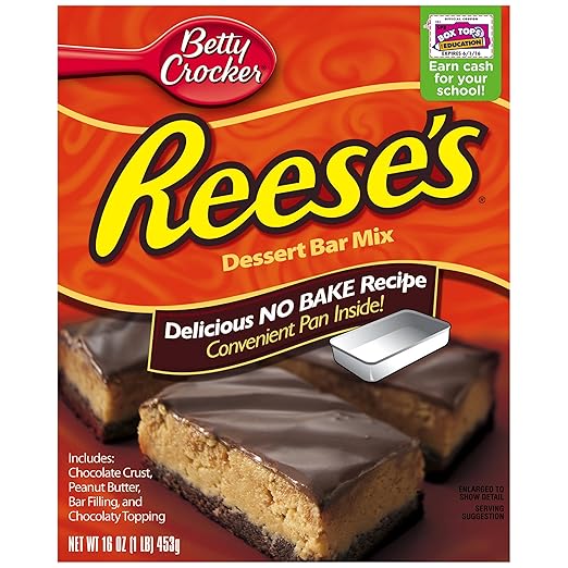 REESES NO BAKE DESSERT BAR MIX 453g AMERICAN IMPORTED Amazon.co