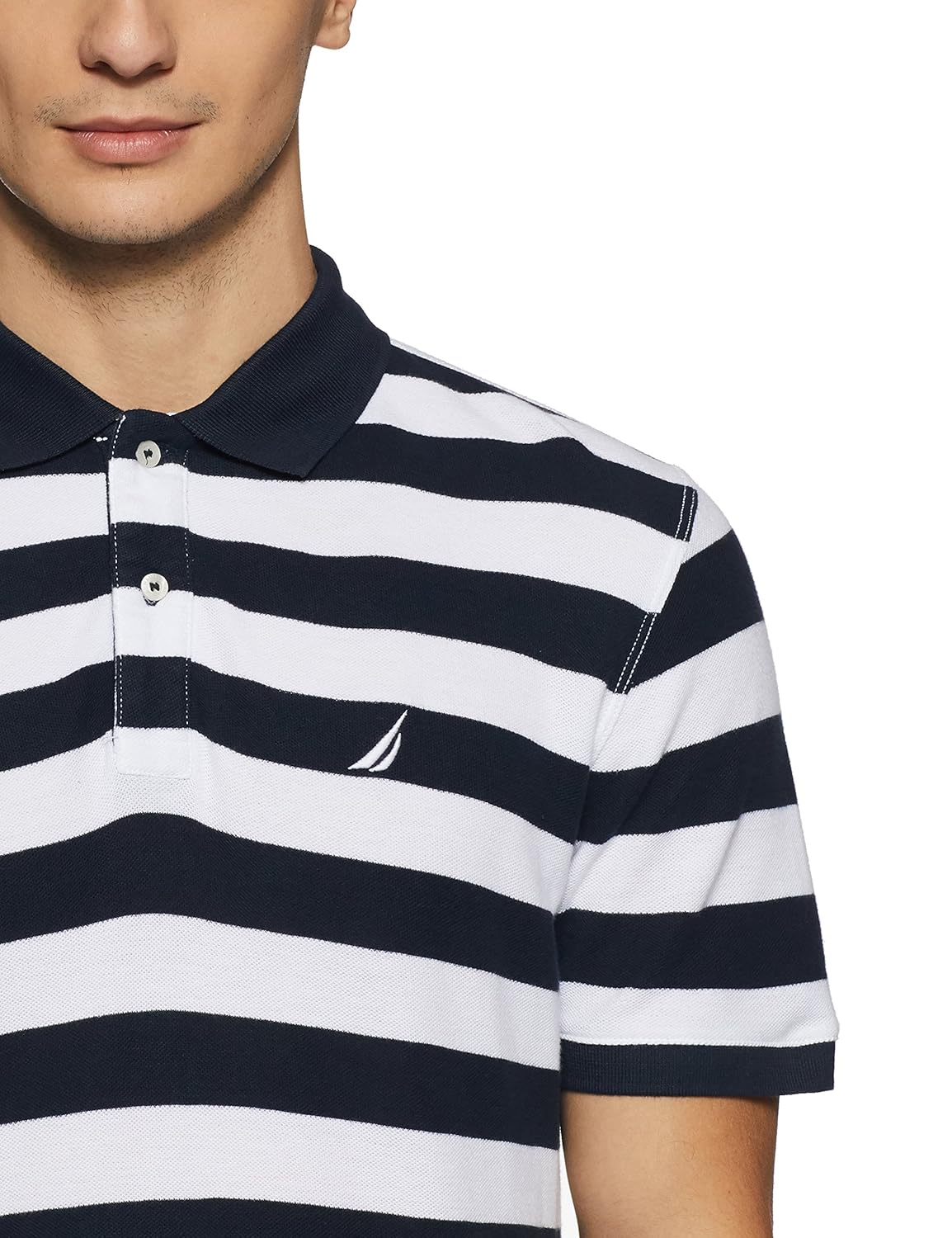 nautica men's striped slim fit t-shirt