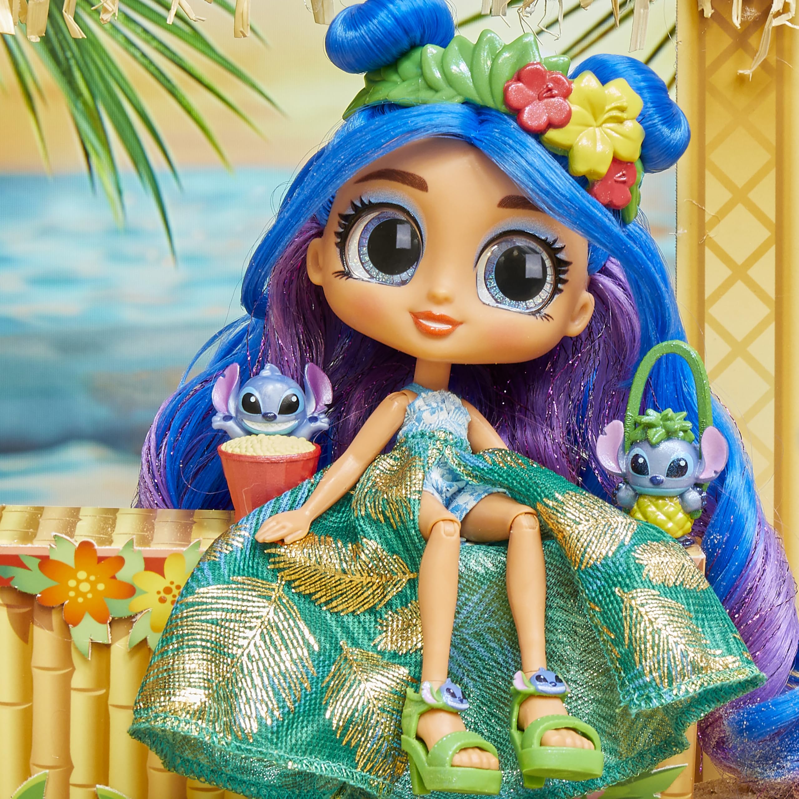 Disney Doorables ADOORBS Deluxe Stitch Superfan Doll, 2 Exclusive Figures, Movie Premiere, UNbox 10 Mini Accessories, Tweens, Holiday Stocking Stuffers, Gifts, Presents, Girls & Kids 5 and Up