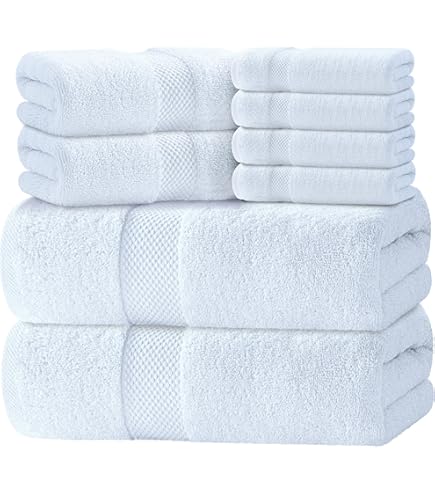 Amazon.com: Zero-Twist Towel Collection, Luxurious Cotton