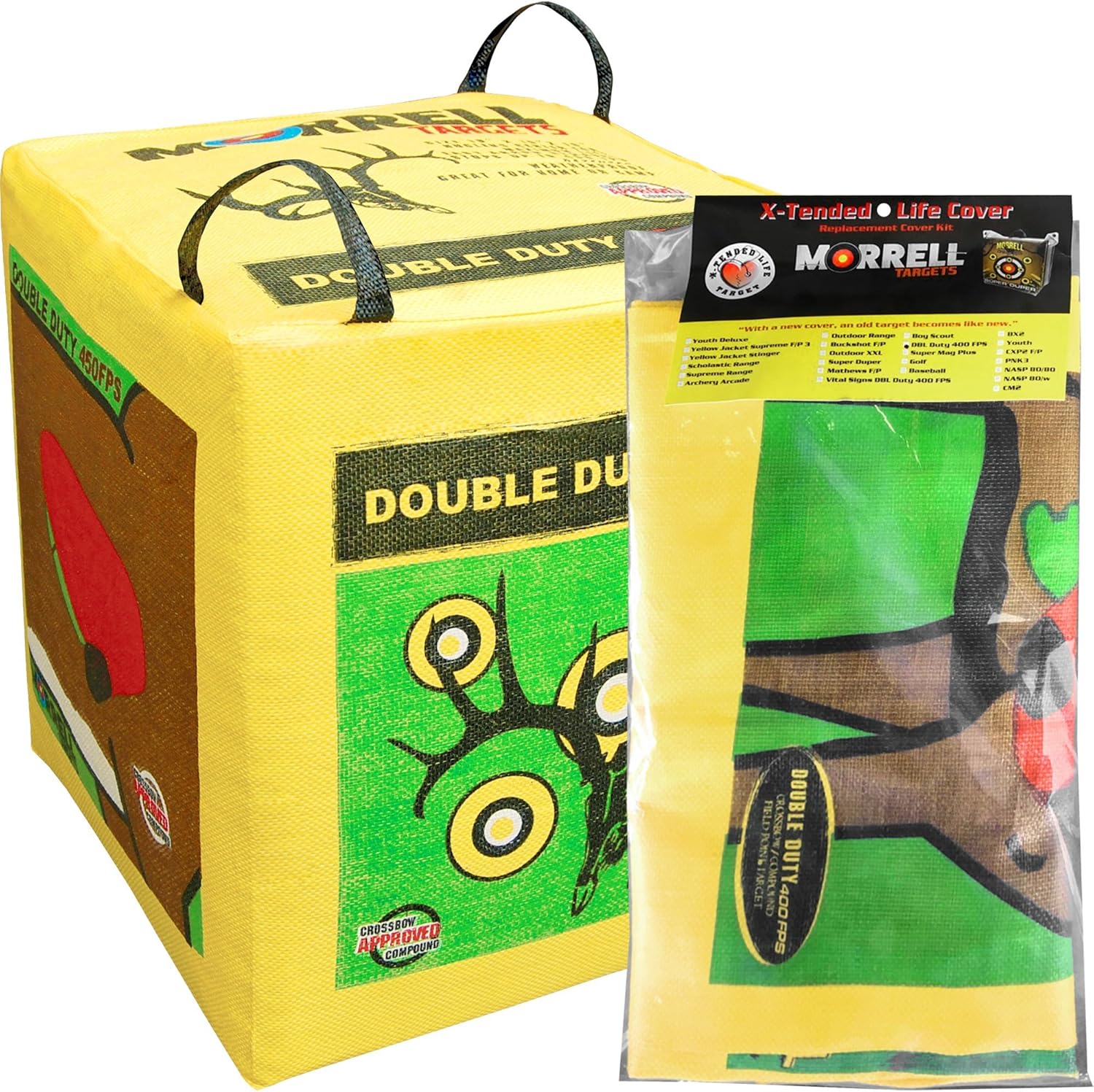 Morrell Targets Double Duty 450FPS Archery Bag Target Cover Replacement (Cover Only