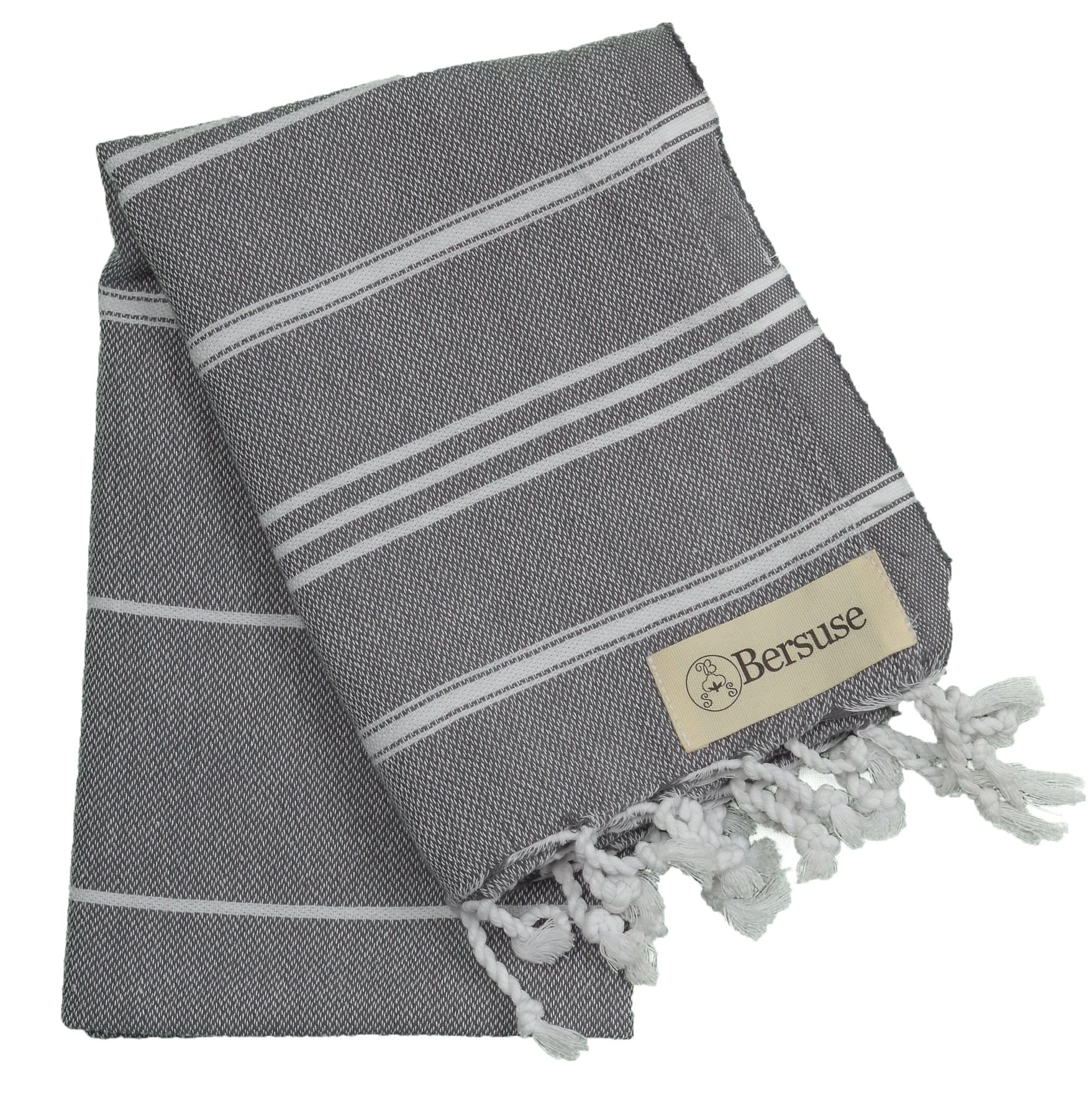 Bersuse 100% Cotton - Anatolia Turkish Hand Towel - Anthracite