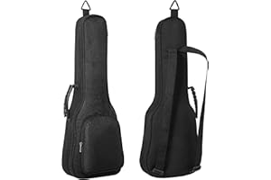 DEVISEV deviser Tenor ukulele case backpack 0.2 Inch padding ukulele bag ABS handle big pocket 26/27 Inch ukulele gig bag 600D Waterproof Adjustable Straps