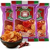 WINNUTS Papas Caseras A la Diabla (3 Pack, 5.36 Oz Each) | Spicy Mexican Chips | Papitas Mexicanas | Kettle Cooked Hot Chips | Papas Caseras Mexicanas | Botanas &amp; Snacks Mexicanos | Papitas Picantes