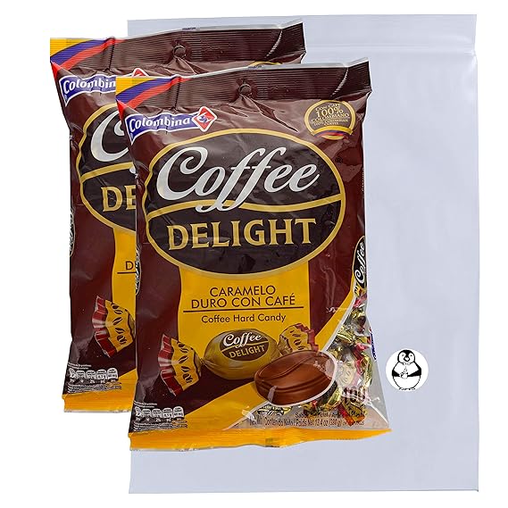 Colombina Coffee Delights Coffee Hard Candy Bundle (2 Pack