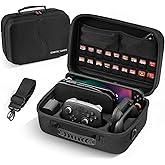[Upgraded Compact]Carrying Case for Nintendo Switch 2 All in One Case with Dock, Hard Shell Portable Travel Carry Bag for Switch 2, Pro Controller, 18 Game Cards and Other Accessories (Black)