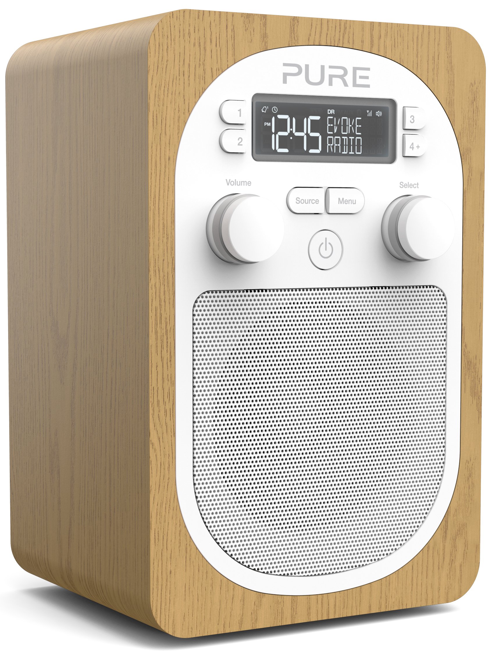 Pure Evoke H2 Portable FM/DAB+/DAB Digital Radio, DAB Radio with Alarms