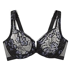 Glamorise Full Figure Plus Size Lacey T-Back