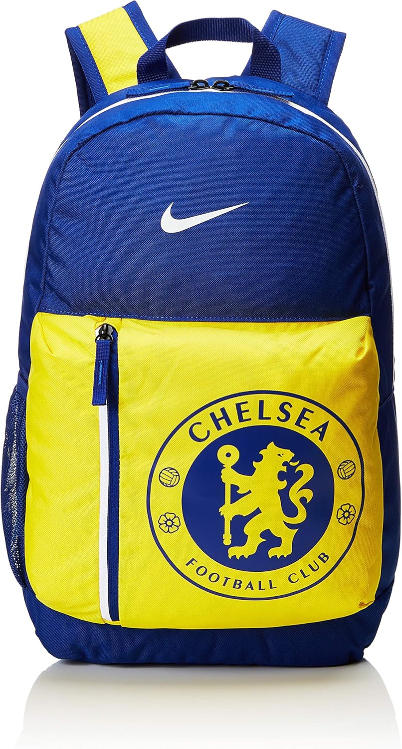 blue and yellow nike backpack