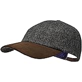 The Sligo - Baseball Cap - 100% Wool - Irish Tweed - Nubuck Peak