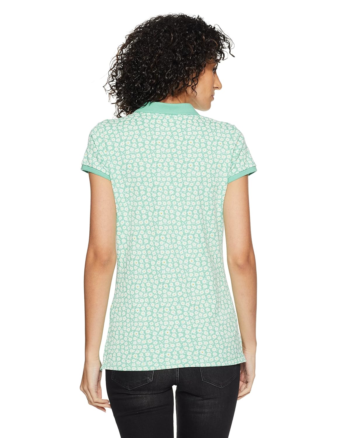 gap women's short sleeve printed polo
