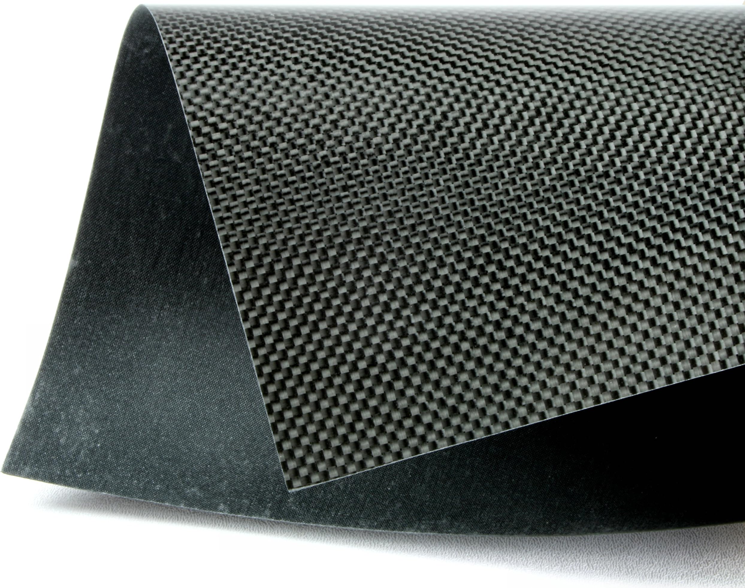 Plain Weave Carbon Fiber Veneer - Gloss Finish - 48" x 96"