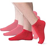 Boys and Girls Athletic Ankle Socks No Show Viscose Bamboo Cushioned Socks for Kids, 3 or 6 Pairs