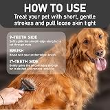 Maxpower Planet Dog Brush Double Sided Undercoat Rake Deshedding Tool view 4