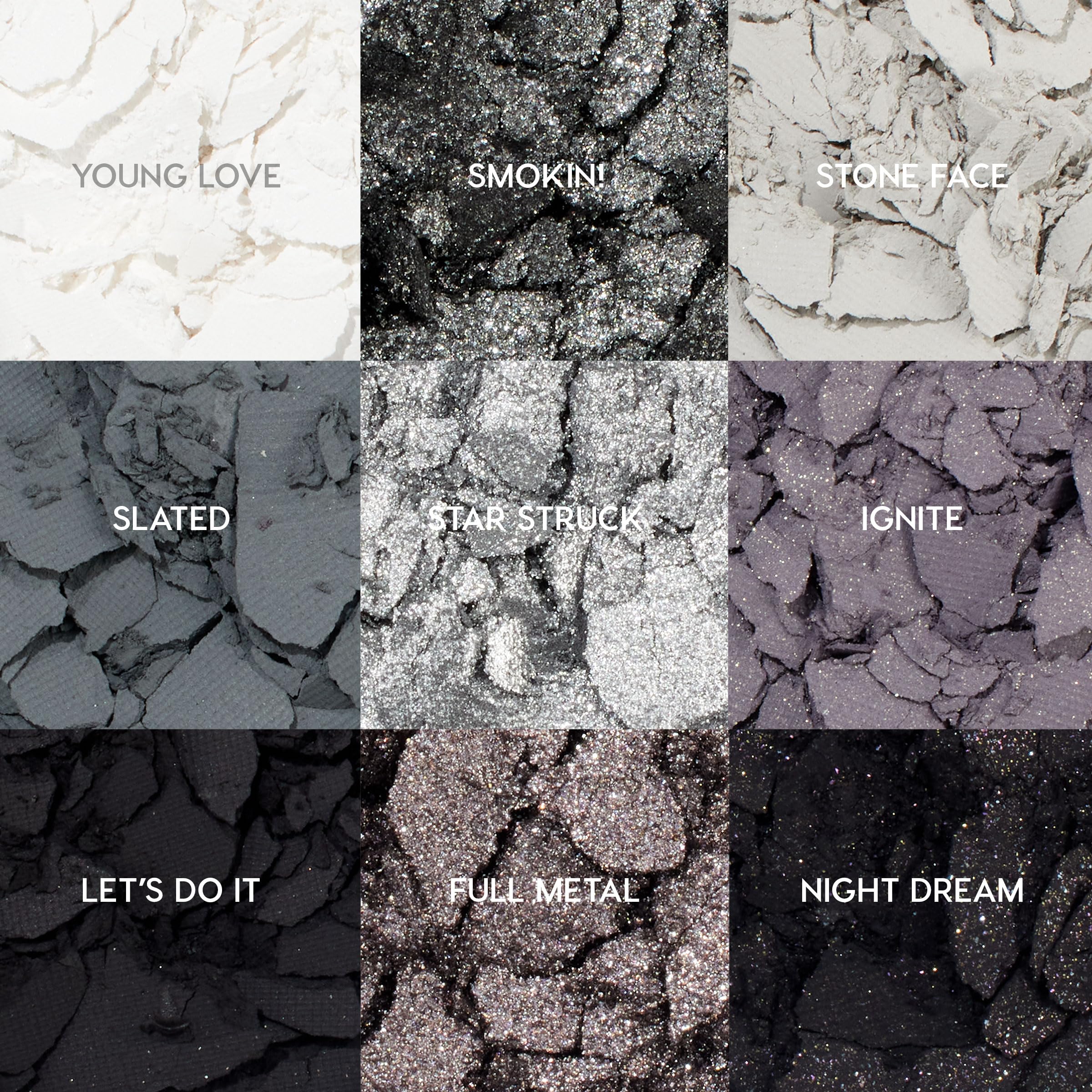 ColourPop Blowin' Smoke Eyeshadow Palette - Silver & Smokey Eye Eyeshadow Palette with Metallic & Matte Finishes - High-Pigment Eye Makeup with Long-Wearing Formula (0.3 oz)