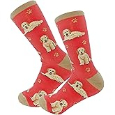 Pet Lover Socks - Fun - All Season - One Size Fits Most - For Women And Men – Dog Gifts (Goldendoodle Gifts - Socks)