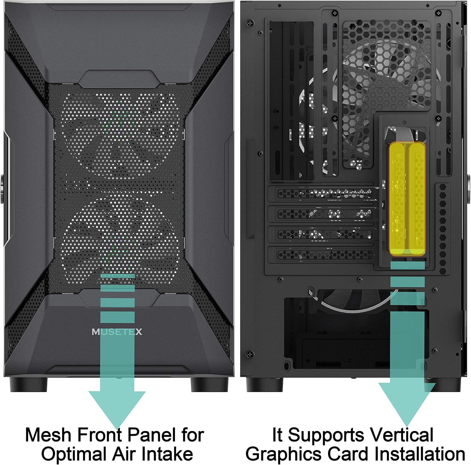 Panel Glass Tempered Opening Ports 3.0 USB × PCS 2 Pre