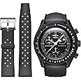 Stanchev Bands for Omega x Swatch MoonSwatch 20mm Watch, Fluororubber Strap Compatible With Quick Release Waterproof Replacement for Men Women
