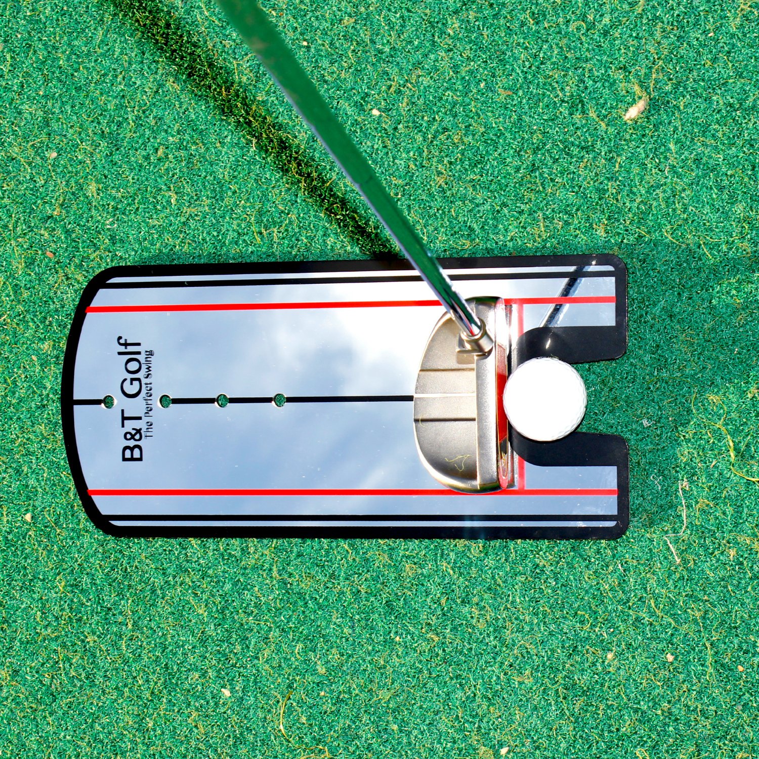 Golf Putting Alignment Mirror Training Aid Practice Your Putting