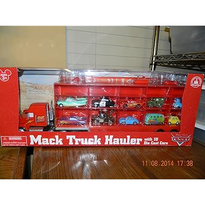 Disney World of CARS Mack Truck Hauler with 10 Cars Philippines | Ubuy