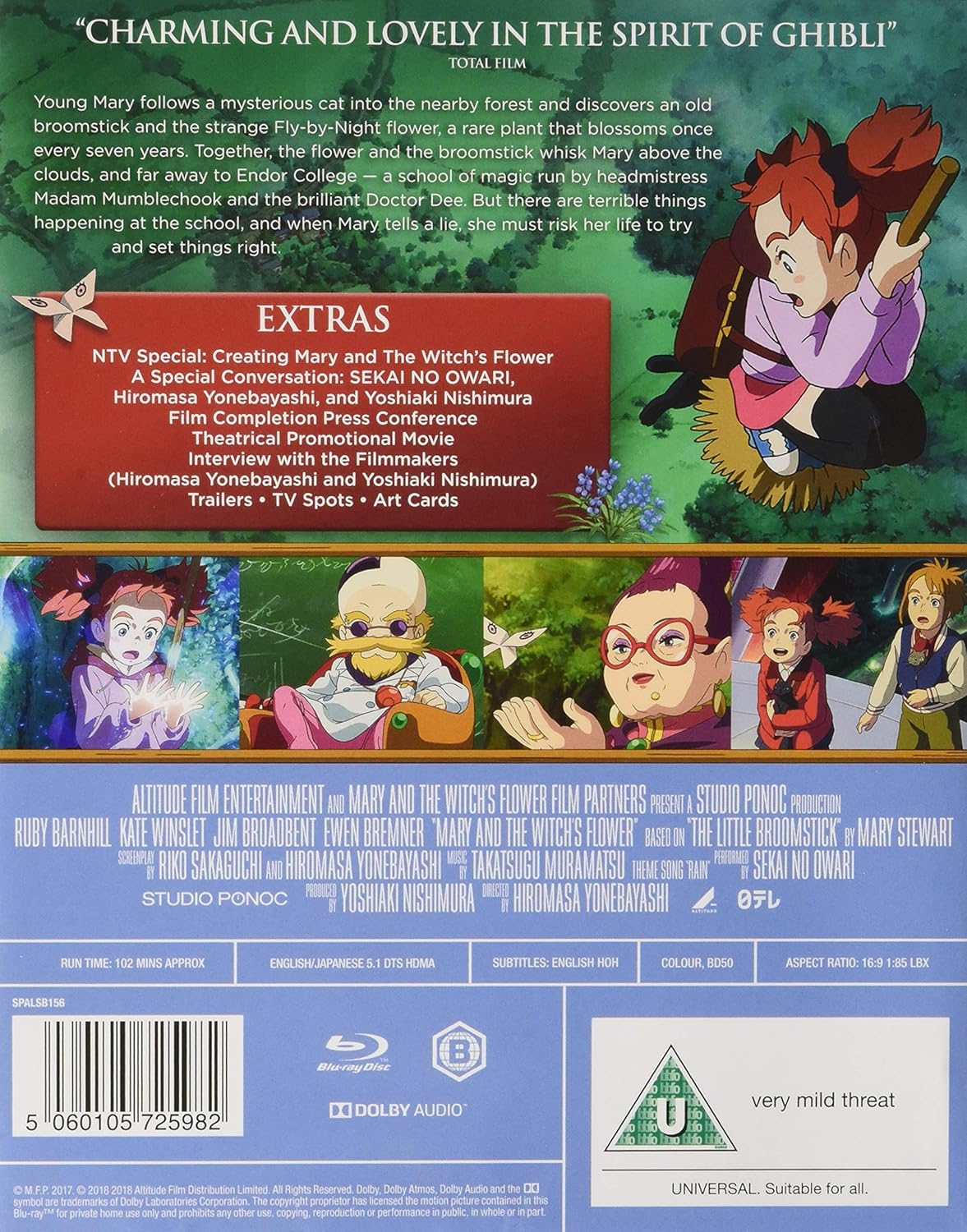 Amazon Com Mary And The Witch S Flower Steelbook Blu Ray Movies Tv