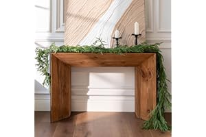 Avoeco Deluxe 6FT Christmas Garland – Real Touch Norfolk Pine Garland for Mantel, Staircase, Arches, and Holiday Decor, Artif