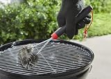 Weber Three-Sided Barbecue Brush 30 cm Stainless Bristles Non-Slip Handle view 5