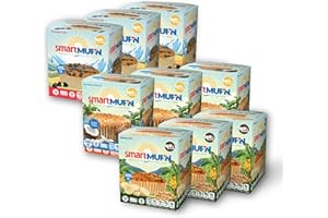 SMARTCAKE Smart Baking Company Smartmuf'n, Gluten-free, Sugar-free Keto Snack Breakfast Muffin (Variety, 27 Muffins)
